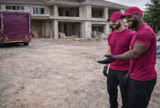 Construction Waste - Waste Removed And Area Left Tidy