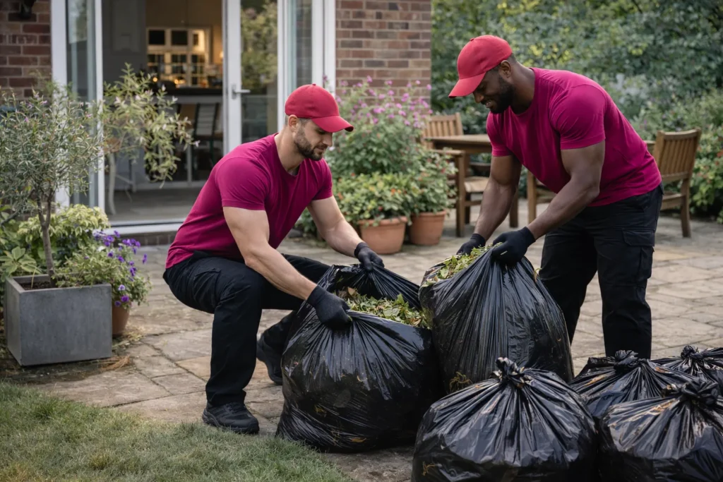 Garden Waste Removed and Area Left Tidy