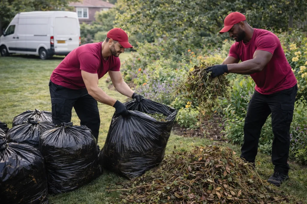 Same Day Garden Waste Removal Team Arrives