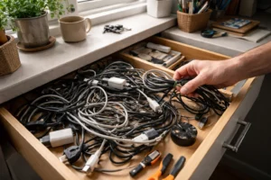 Broken Electrical Cables