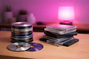 Old CDs and DVDs