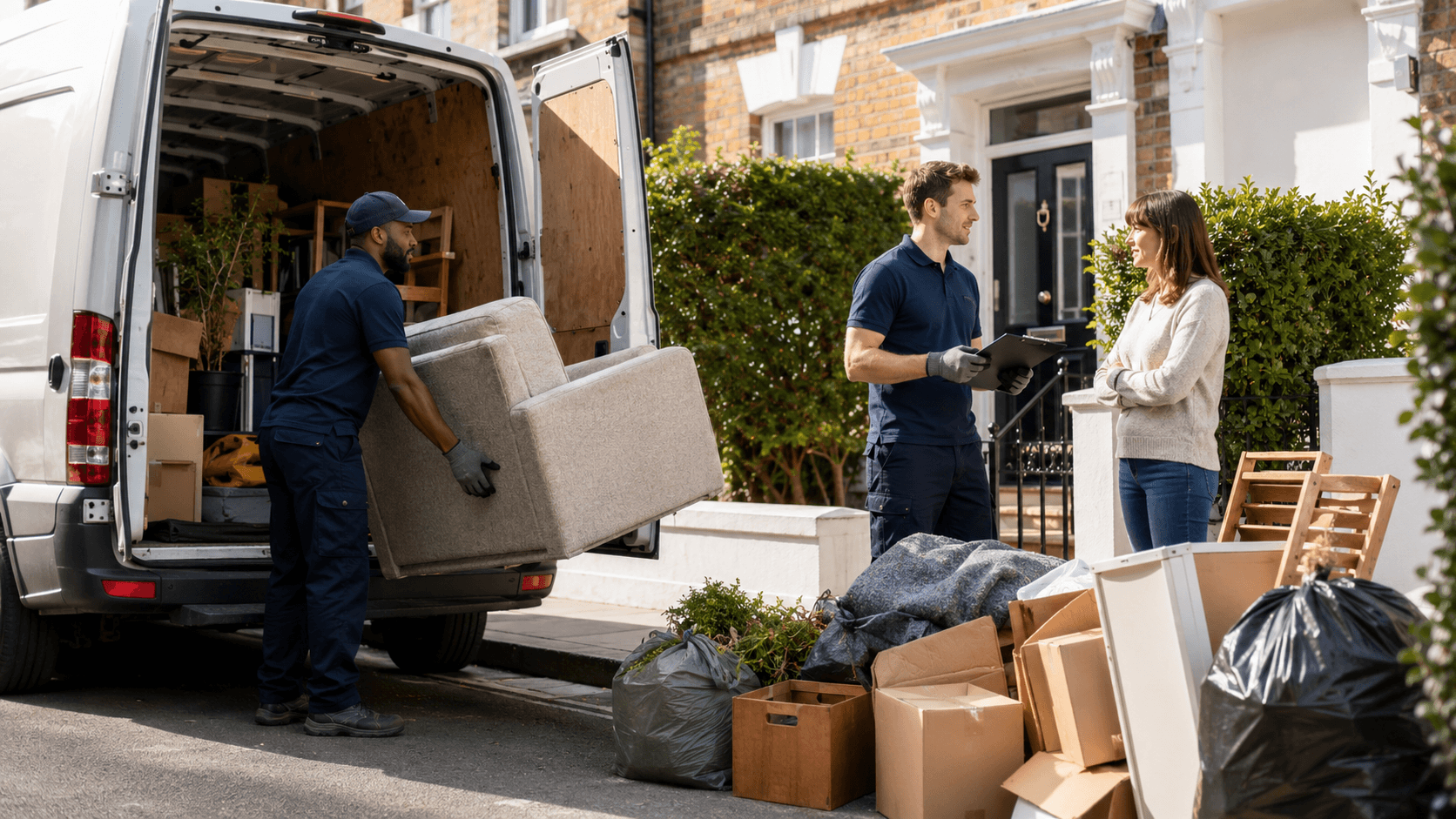 Reliable Rubbish Removal Team at Work